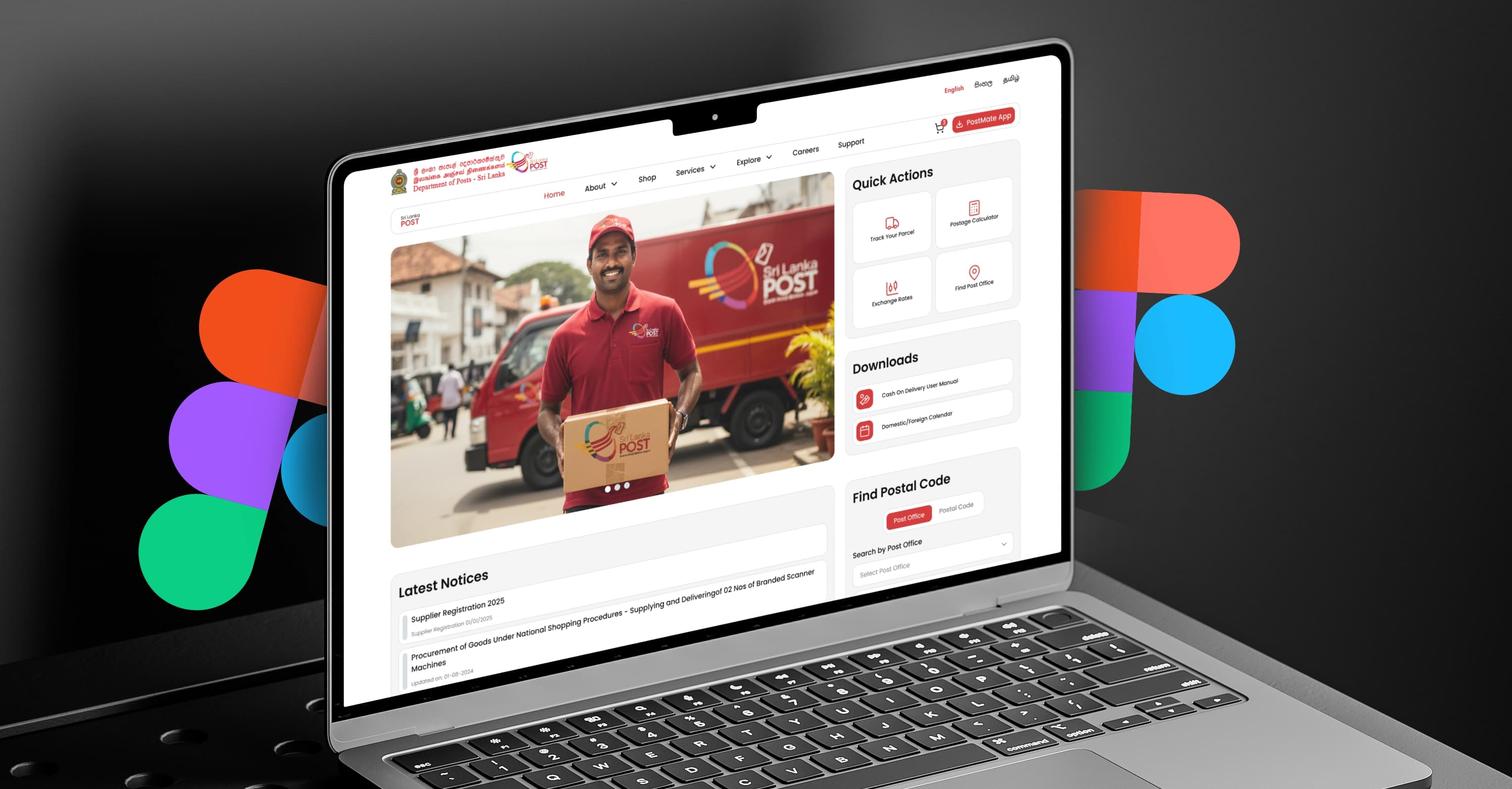 Sri Lanka Post Redesign