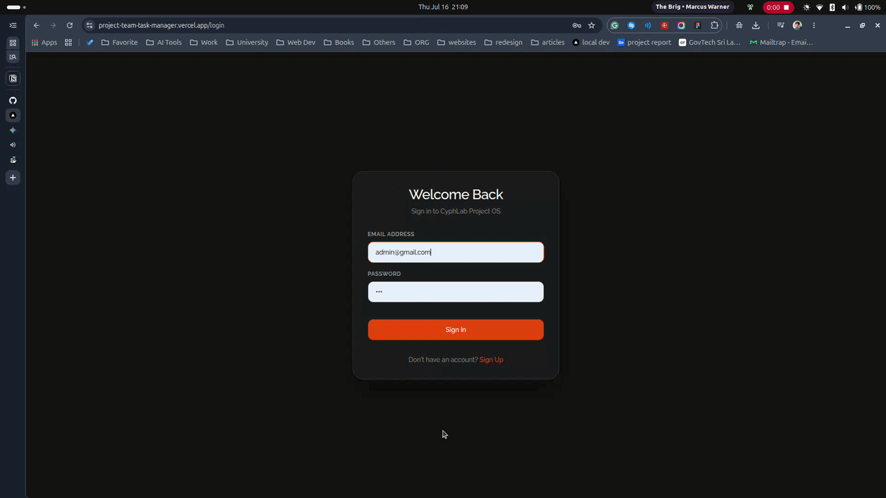 Task Management Platform